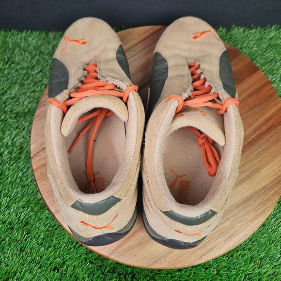 Vintage Puma Speedcat OG Shoes Mens 11.5 Brown Orange Suede Sneakers Preppy main image 6